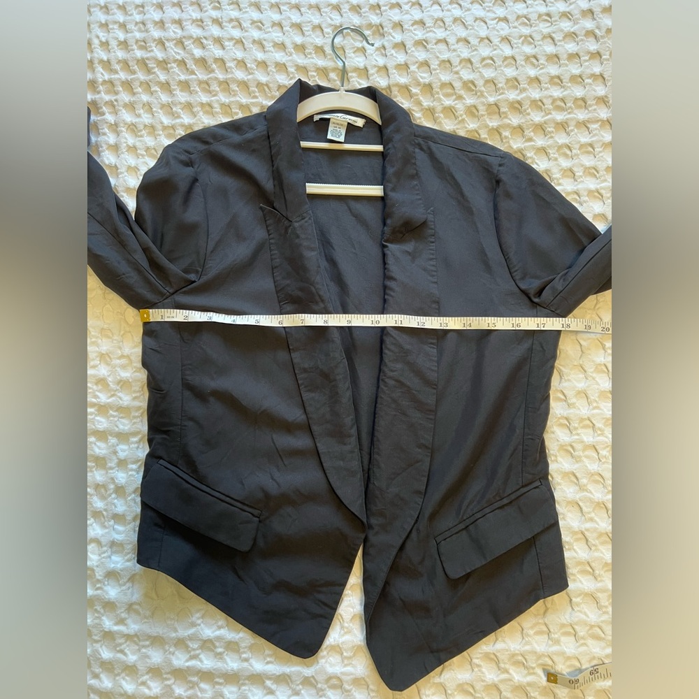 Kenneth Cole NY Black Open Front Blazer - Picture 7 of 7